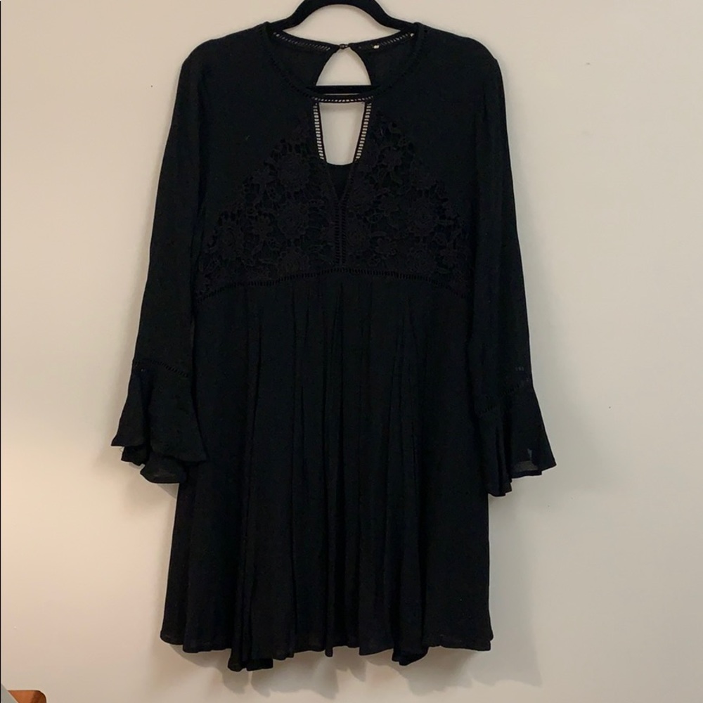 Long Sleeve Black Dress